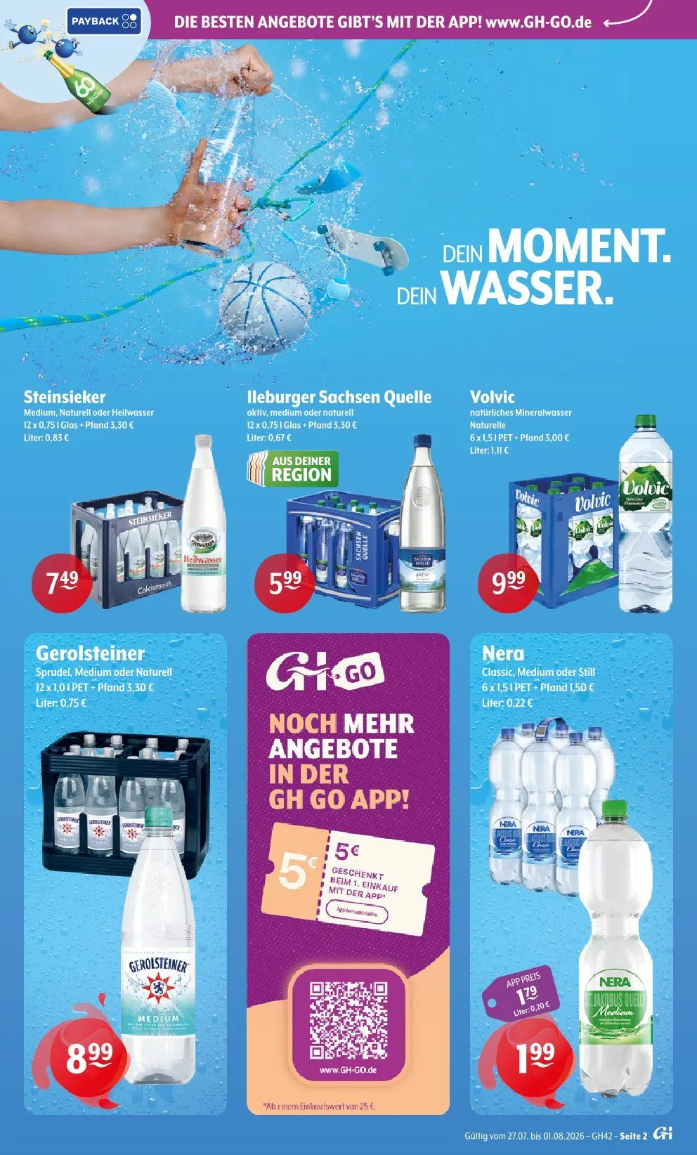 Getränke Huster Angebote von 27. Juli bis 1. August 2026 - Prospekt seite 2
