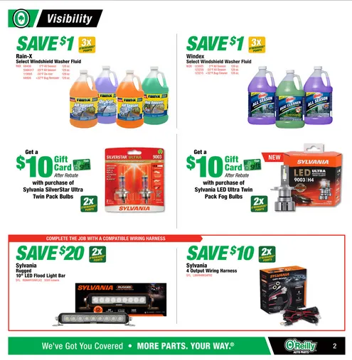 Weekly ad O'Reilly Auto Parts Sales from December 31 to January 27 2026 - Page 2