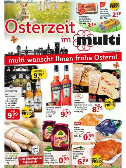 Multi Markt Prospekt von 16. April bis 19. April 2025 - Prospekt seite 