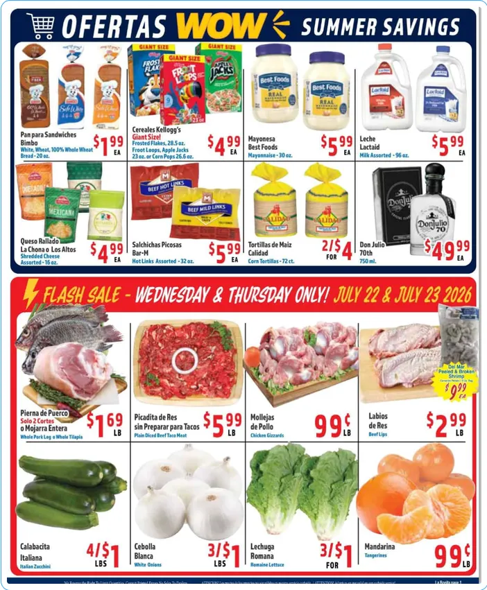 Weekly ad La Bonita Supermarkets Sales from July 22 to July 28 2026 - Page 2