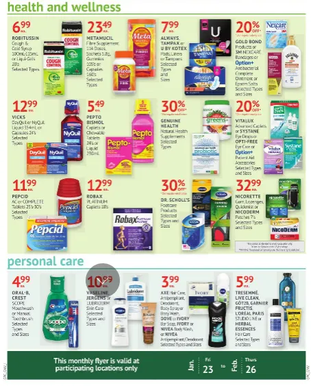 Guardian Pharmacy from January 23 to February 26 2026 - flyer page 2