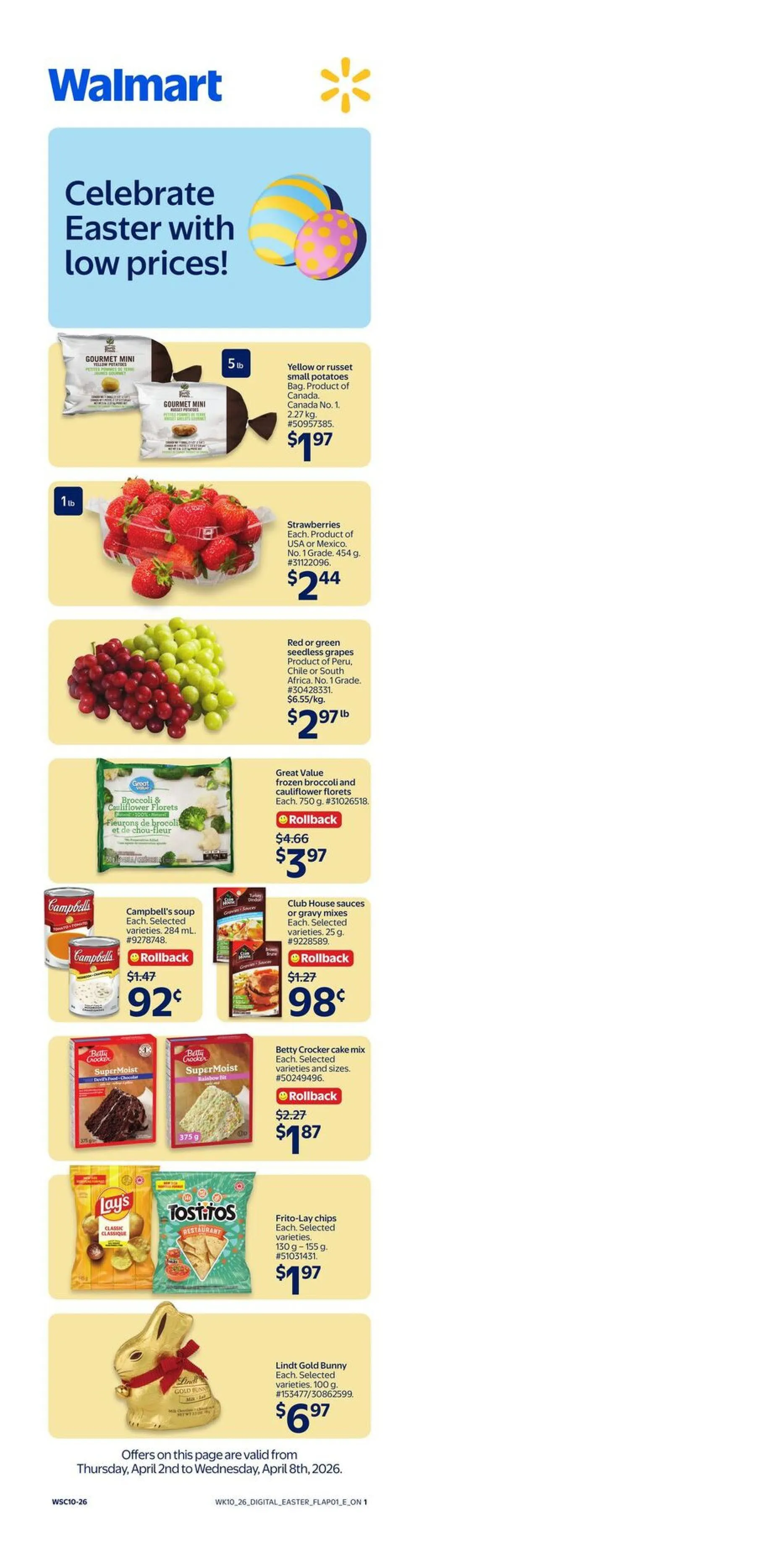Walmart flyers from April 2 to April 8 2026 - flyer page 2