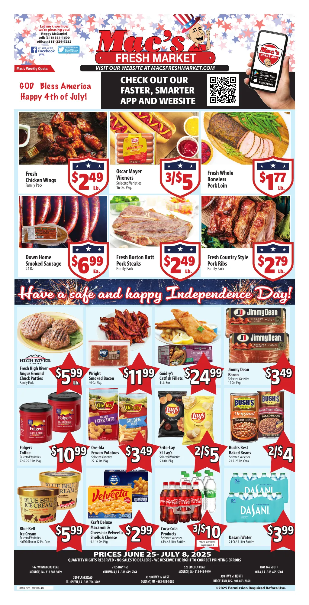 Weekly ad Mac's Freshmarket Deals from June 25 to July 4 2025 - Page
