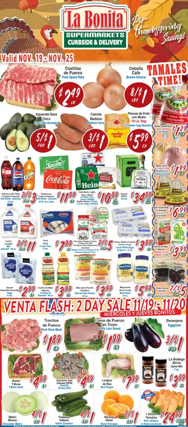 Weekly ad La Bonita Supermarkets Sales from November 19 to November 25 2025 - Page