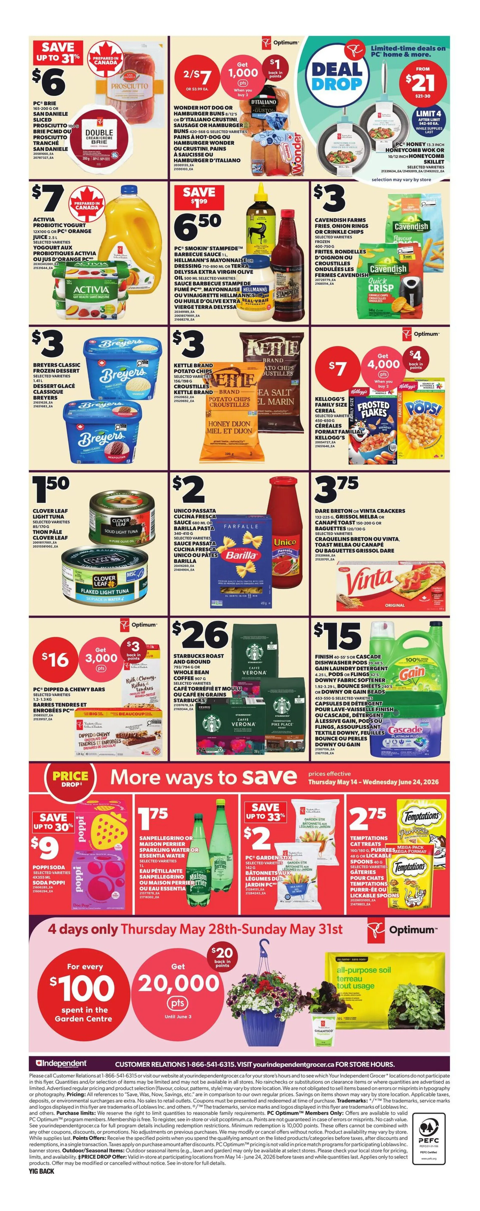 Independent Sales from May 28 to June 3 2026 - flyer page 2