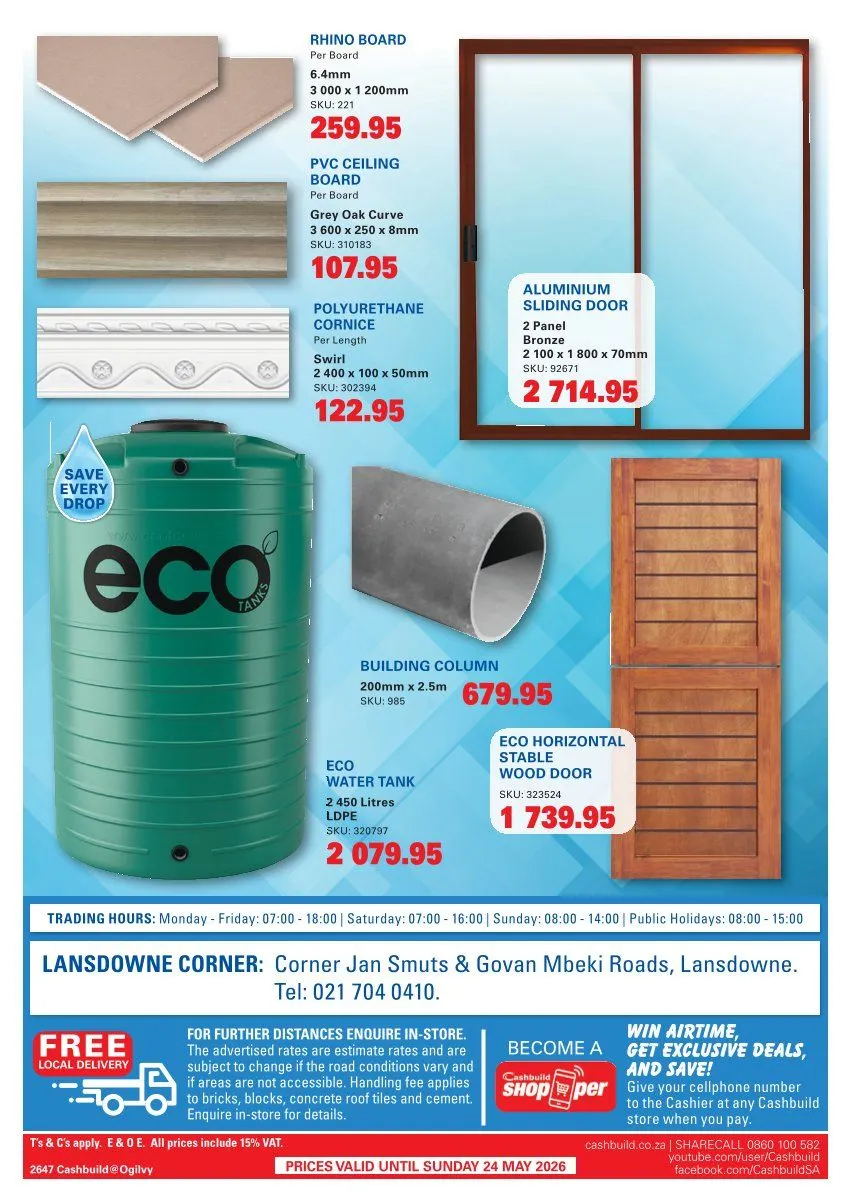 Cashbuild Sales from 20 April to 24 May 2026 - Catalogue Page 2