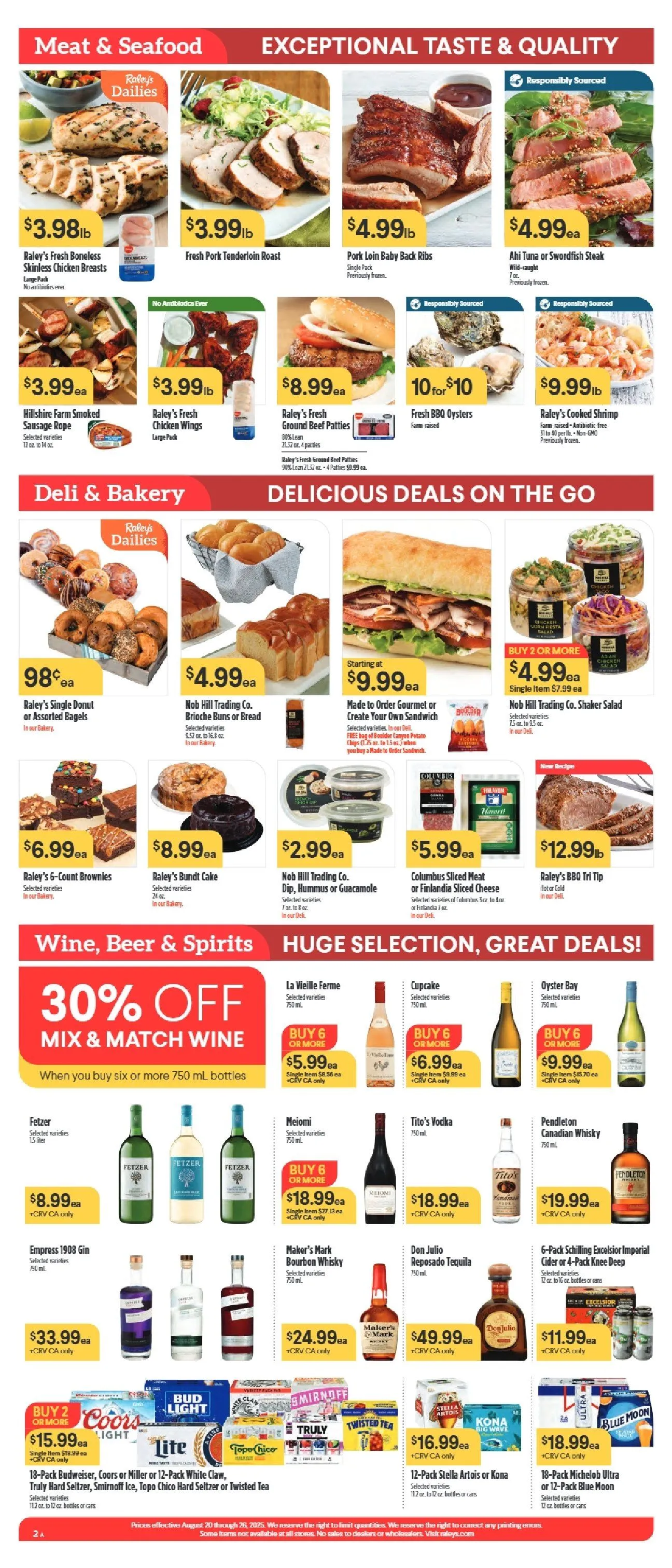 Weekly ad Raley's Sales from August 20 to August 31 2025 - Page 2