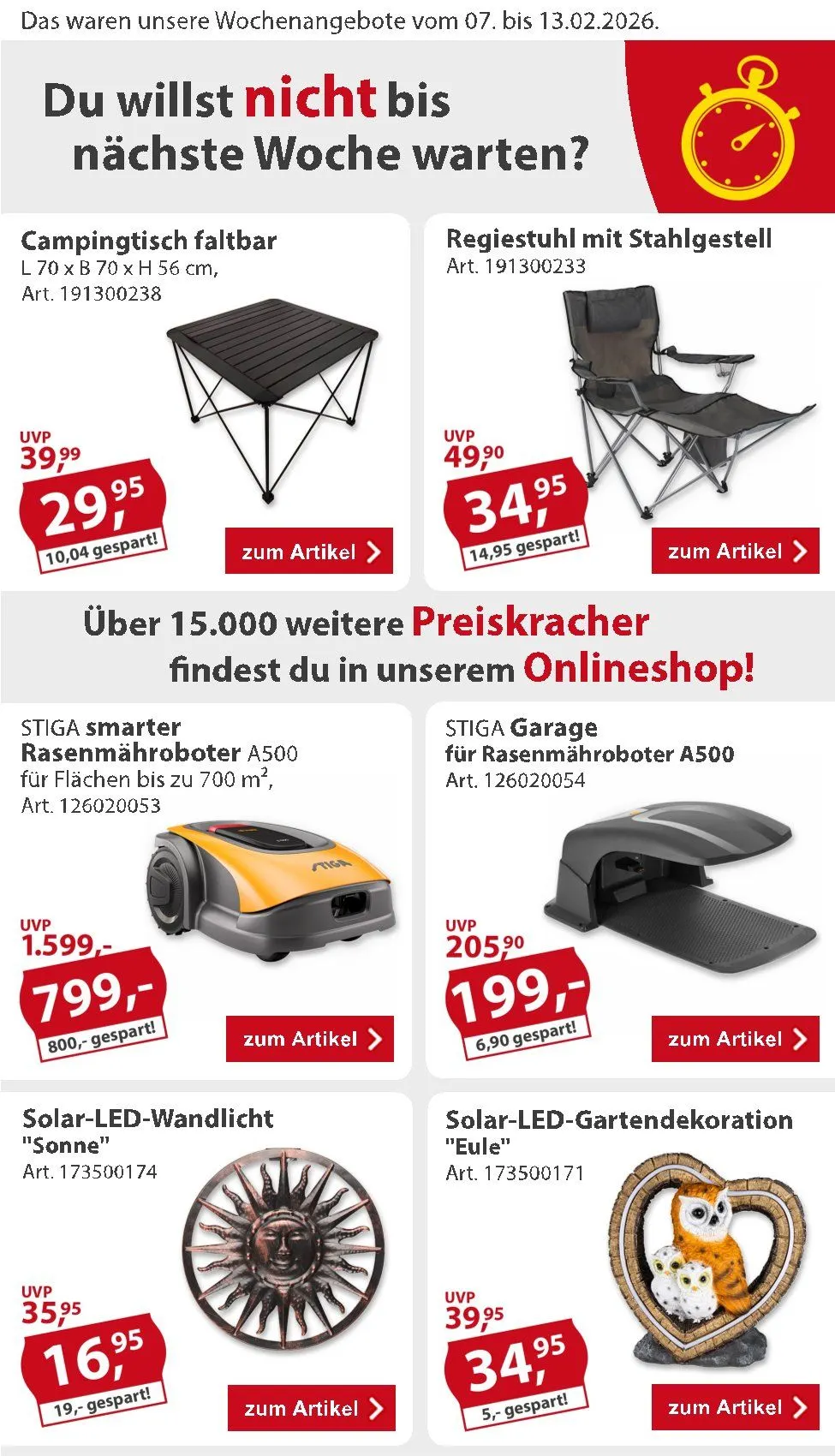Sonderpreis-Baumarkt - Wöchentliche Prospekte von 7. Februar bis 13. Februar 2026 - Prospekt seite 2