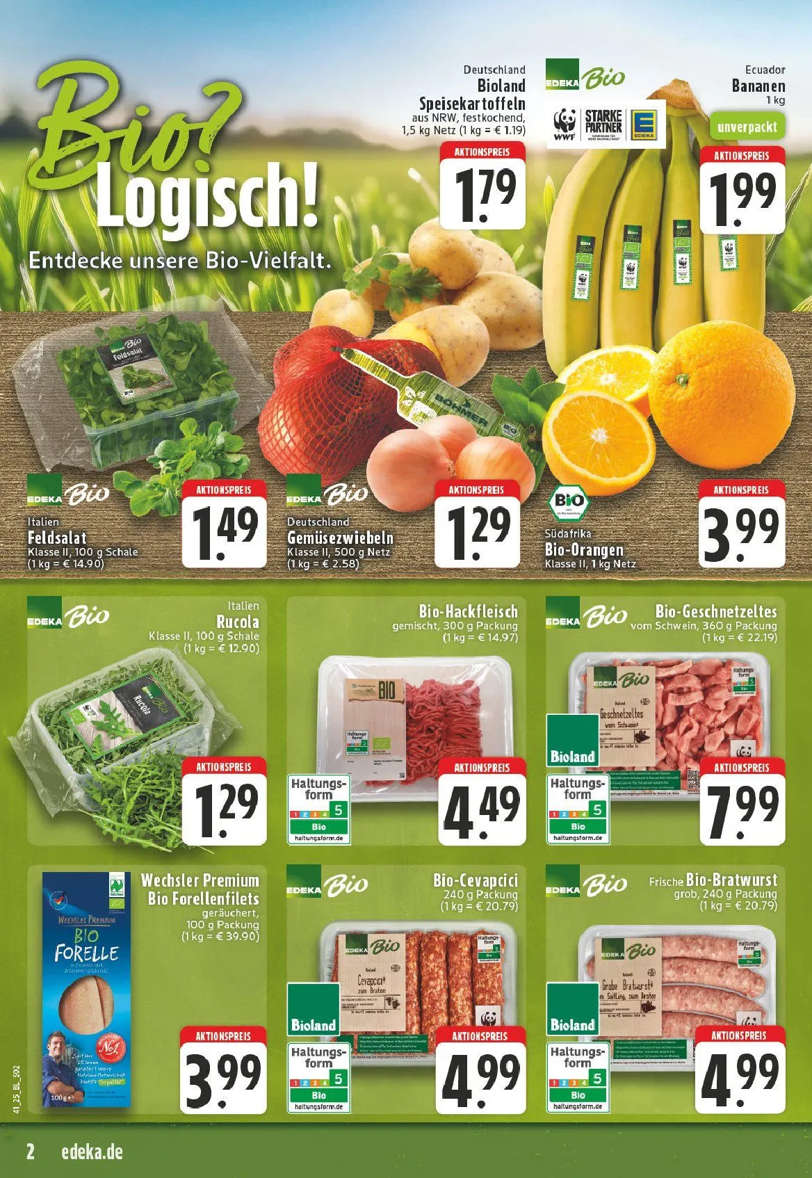 Edeka Prospekte von 5. Oktober bis 10. Oktober 2025 - Prospekt seite 2