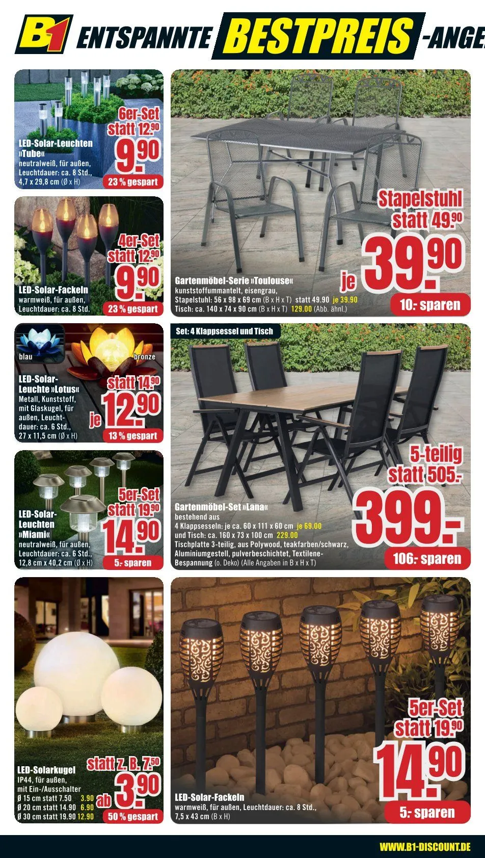 Prospekt B1 Discount Baumarkt von 3. März bis 6. März 2026 - Prospekt seite 2