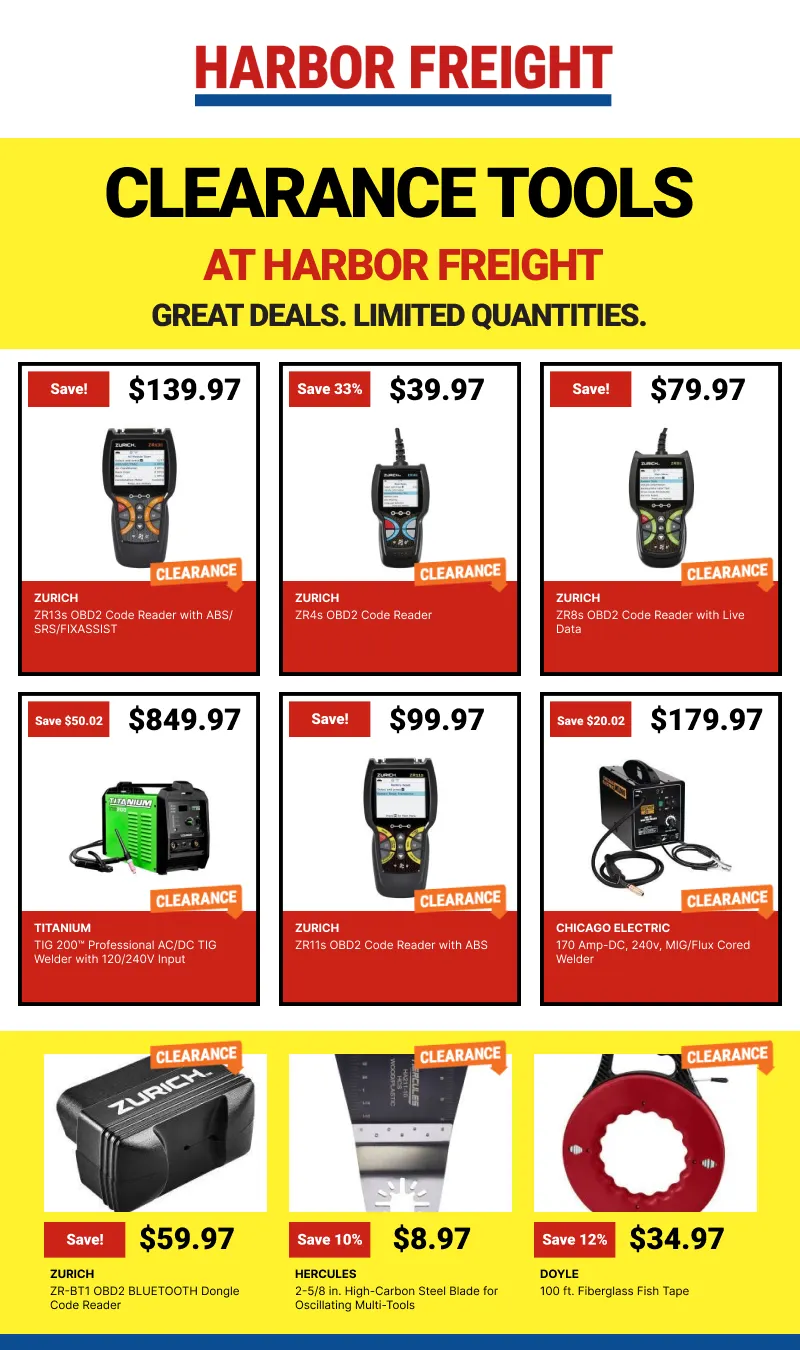 Weekly ad Clearance from September 10 to September 26 2025 - Page 1