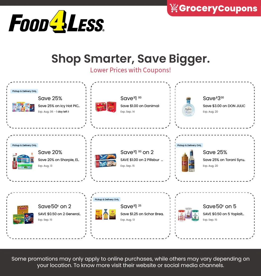 Weekly ad Food 4 Less coupons from August 5 to August 31 2025 - Page 4