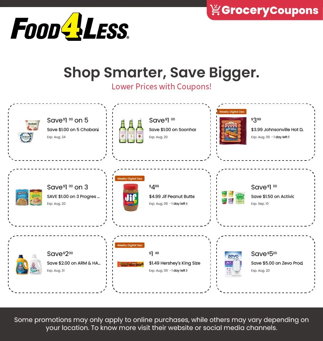 Weekly ad Food 4 Less coupons from August 5 to August 31 2025 - Page 5