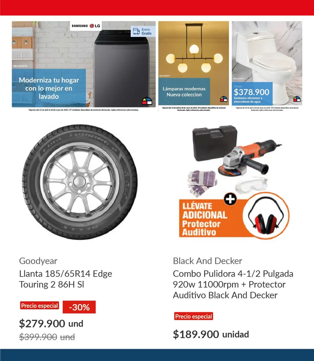 Catalogo de Homecenter Ofertas semanales! 25 de abril al 9 de mayo 2025 - Pag 9