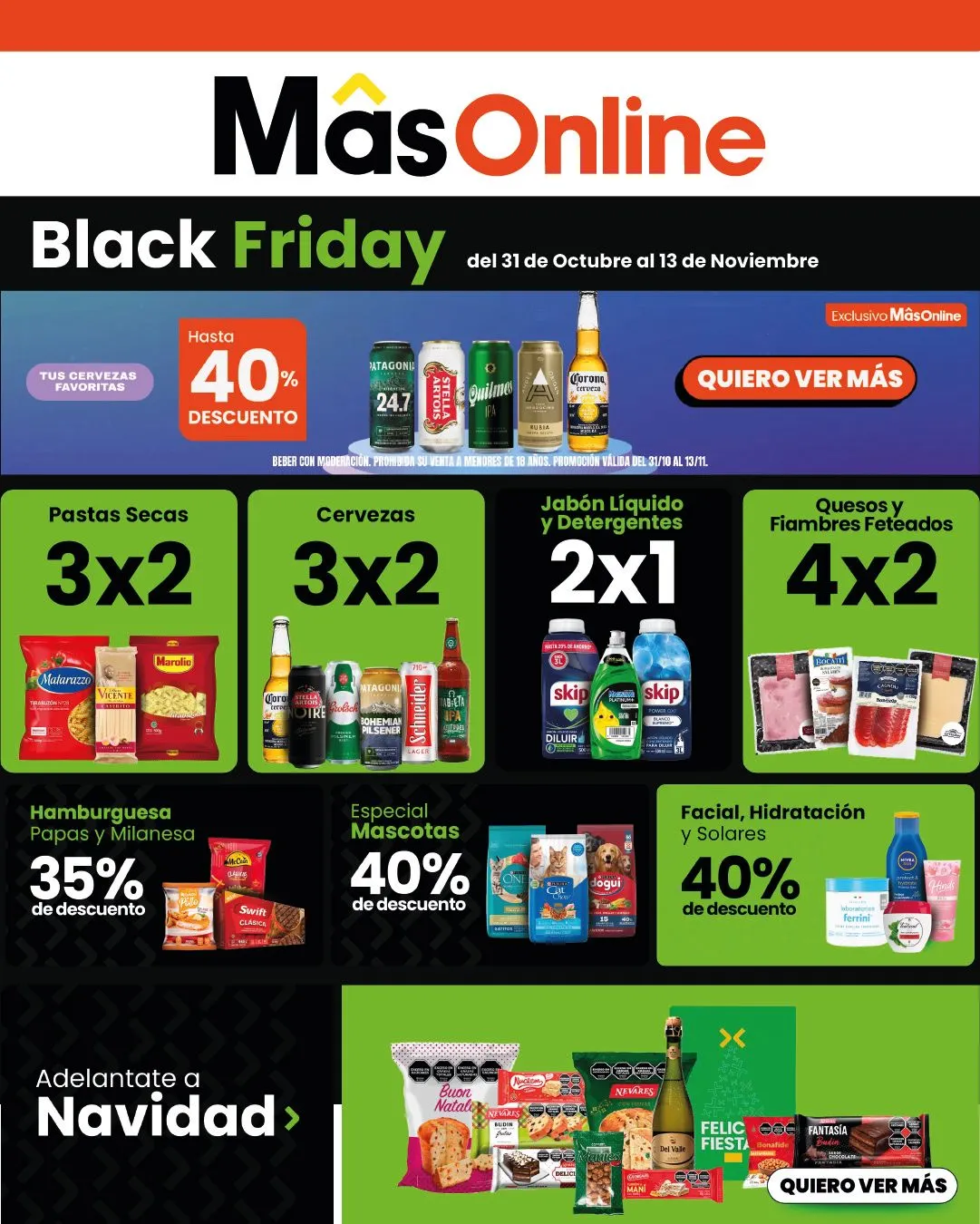 Ofertas de MasOnline Black Friday 31 de octubre al 13 de noviembre 2024 - Página 1 del catálogo