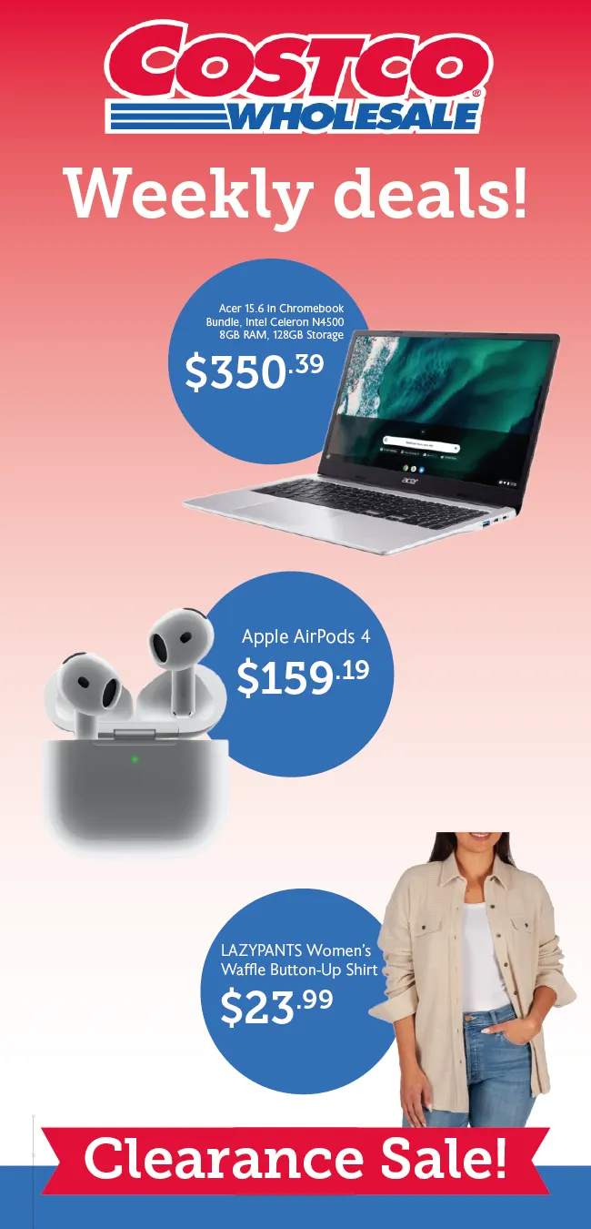 Costco Weekly Ad from March 18 to April 1 2025 - flyer page 1