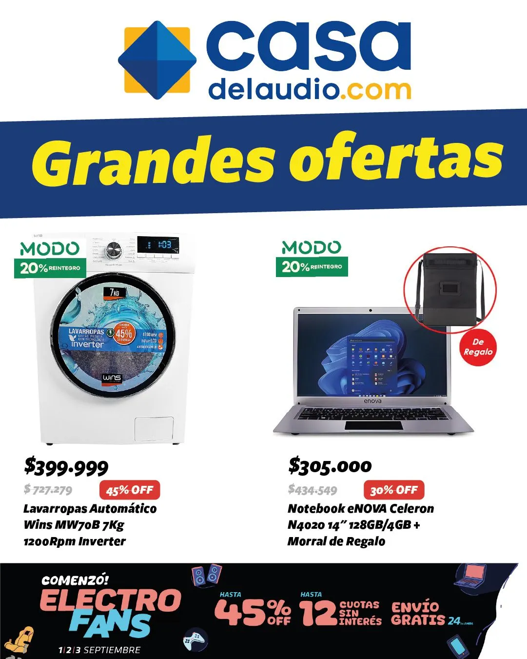Ofertas de Electro Fans! 1 de septiembre al 9 de septiembre 2025 - Página  del catálogo