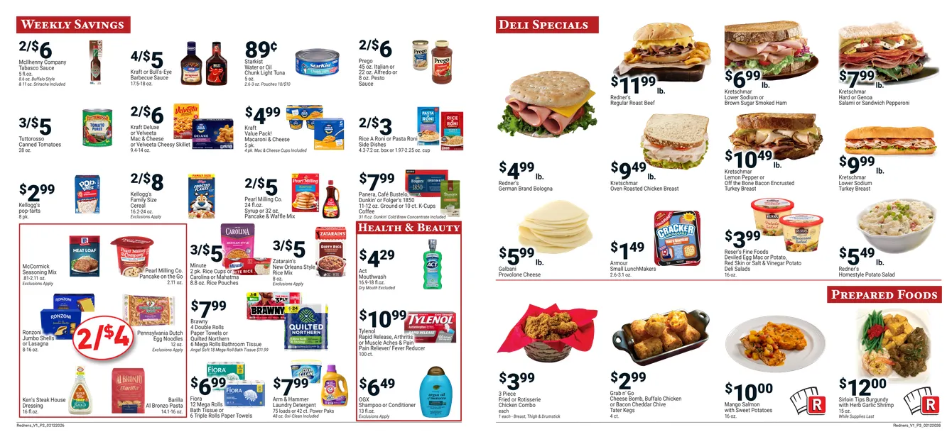 Weekly ad Redner's Market  Sales from February 12 to February 18 2026 - Page 2