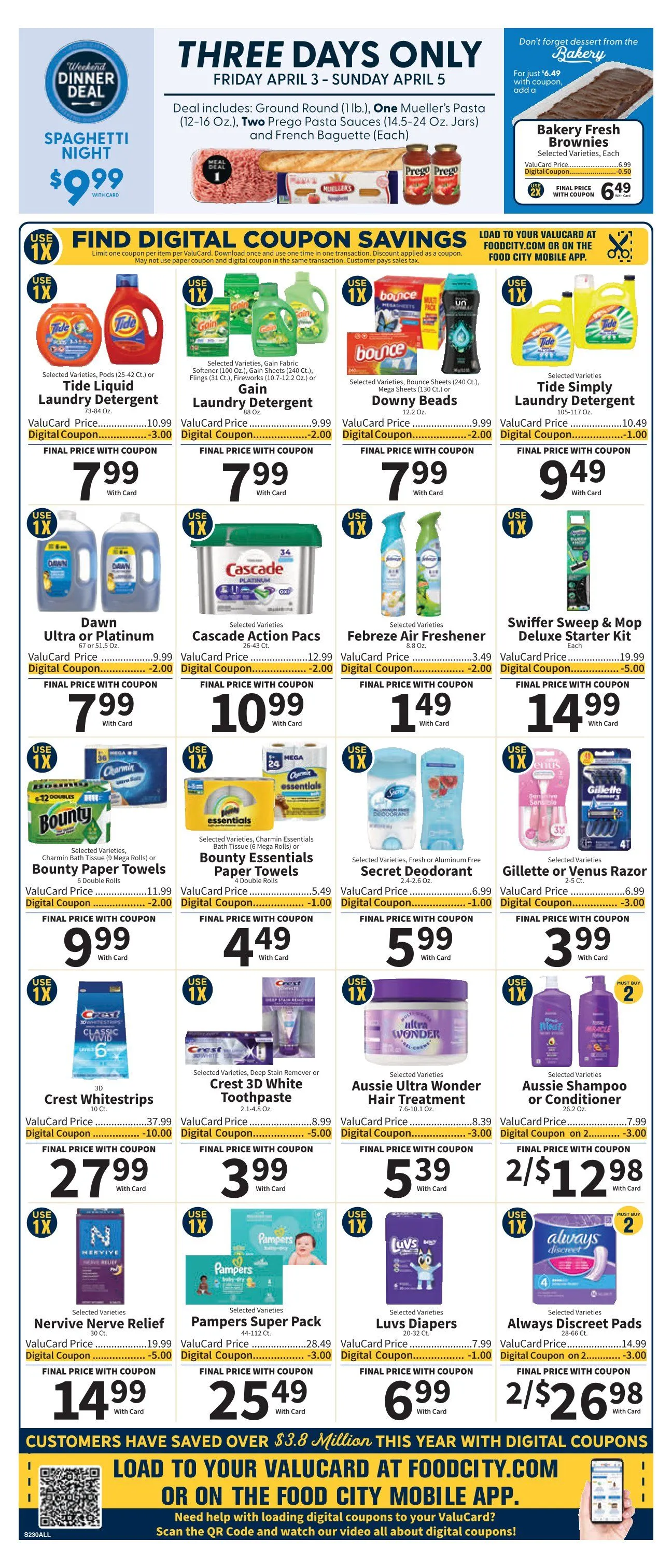 Weekly promotion  Food City Sales spanning from April 3 to April 5 2026 - Page 2 for Catalogue 365