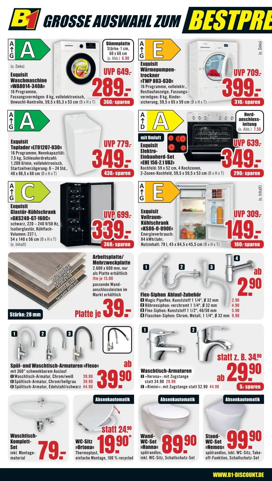 B1 Discount Baumarkt Angebote von 13. Dezember bis 24. Dezember 2025 - Prospekt seite 2