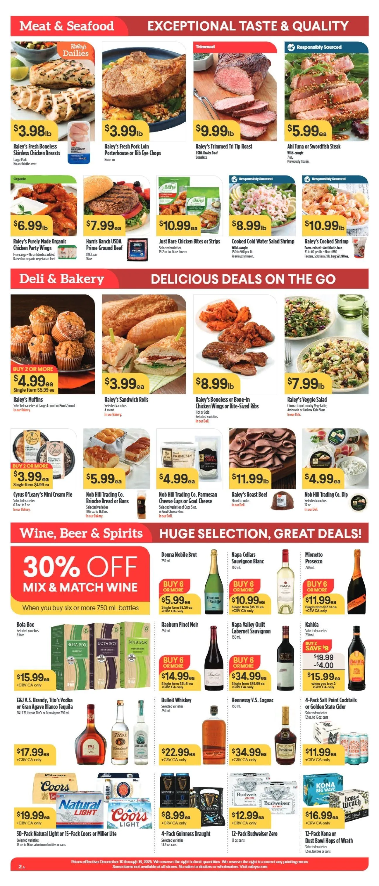 Weekly ad Raley's Sales from December 10 to December 16 2025 - Page 2
