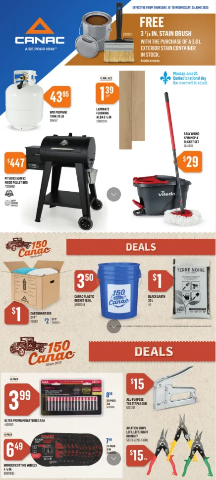 Canac Deals from June 19 to June 25 2025 - flyer page 