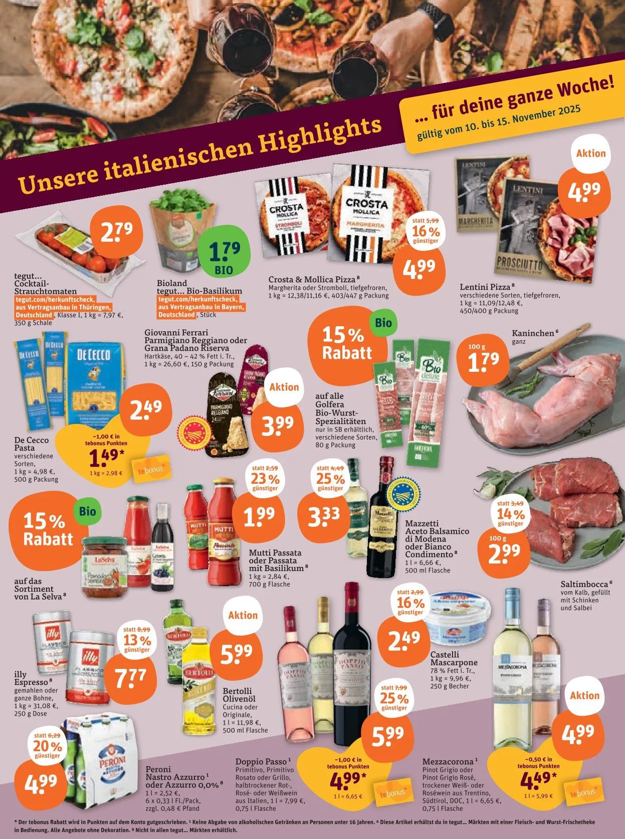 tegut... Angebote von 14. November bis 15. November 2025 - Prospekt seite 2