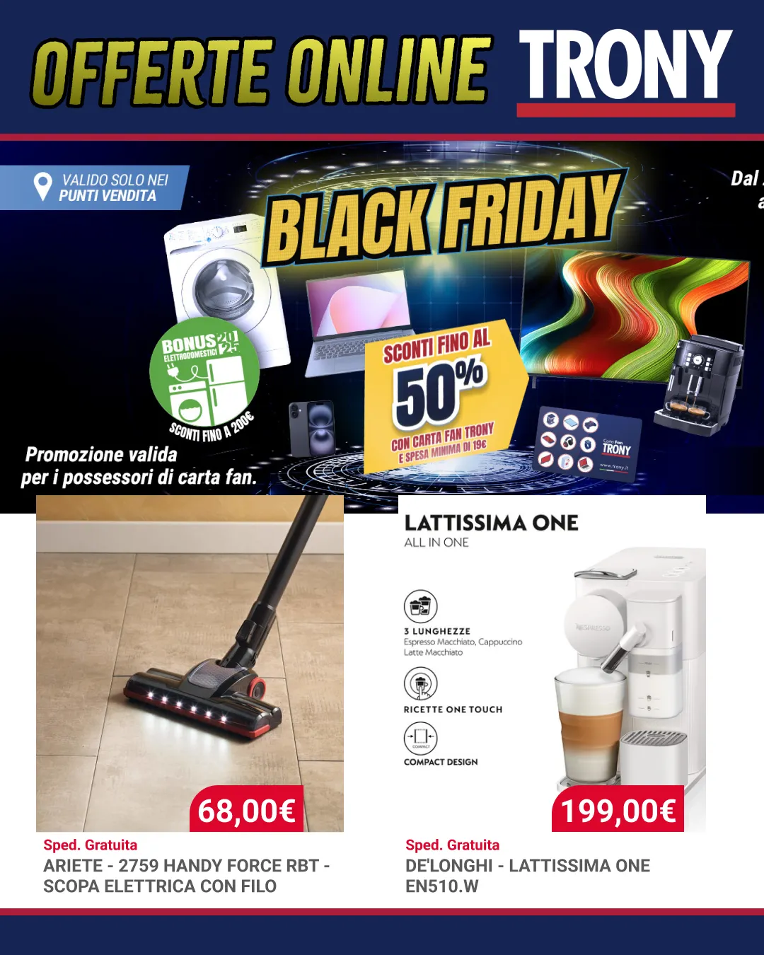 Black friday volantino da 27 novembre a 5 dicembre di 2025 - Pagina del volantino 1