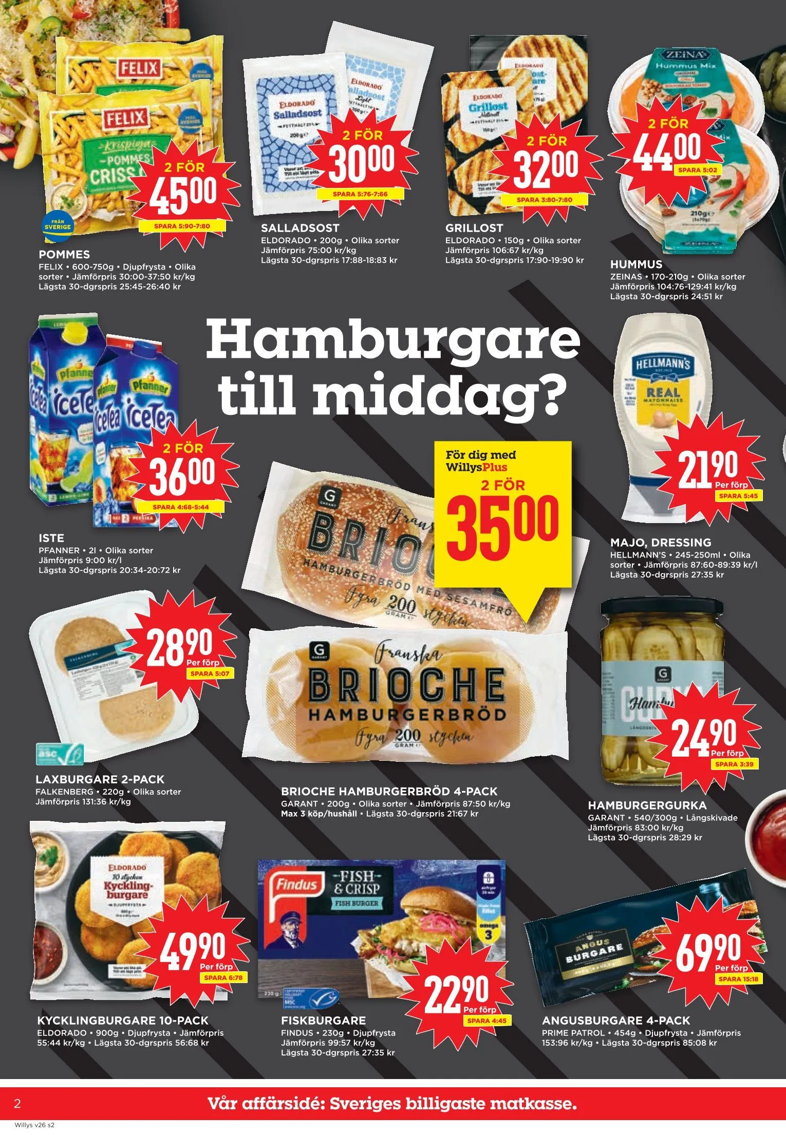 Willys erbjudanden från 22 juni till 28 juni 2026 - Reklamblad sidor 2