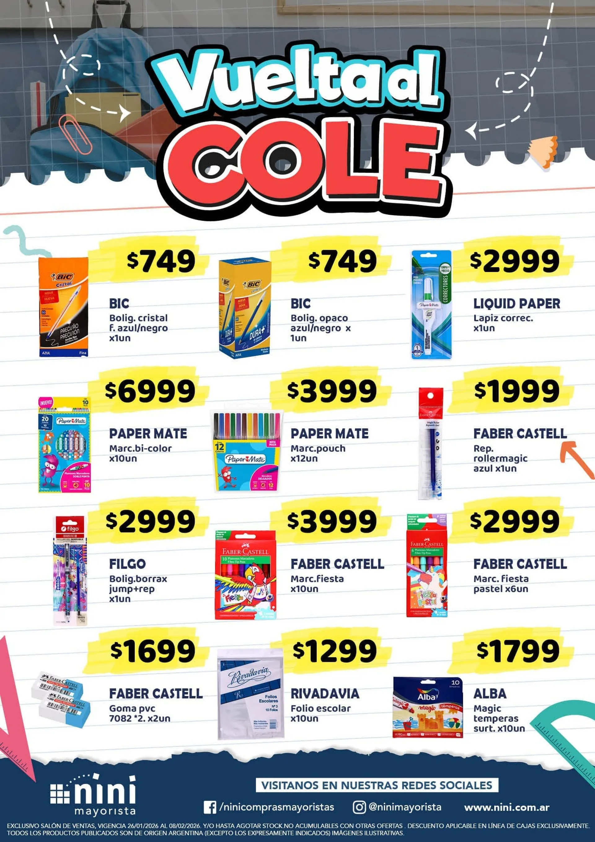 Ofertas de  Nini Mayorista Ofertas 26 de enero al 8 de febrero 2026 - Página 2 del catálogo