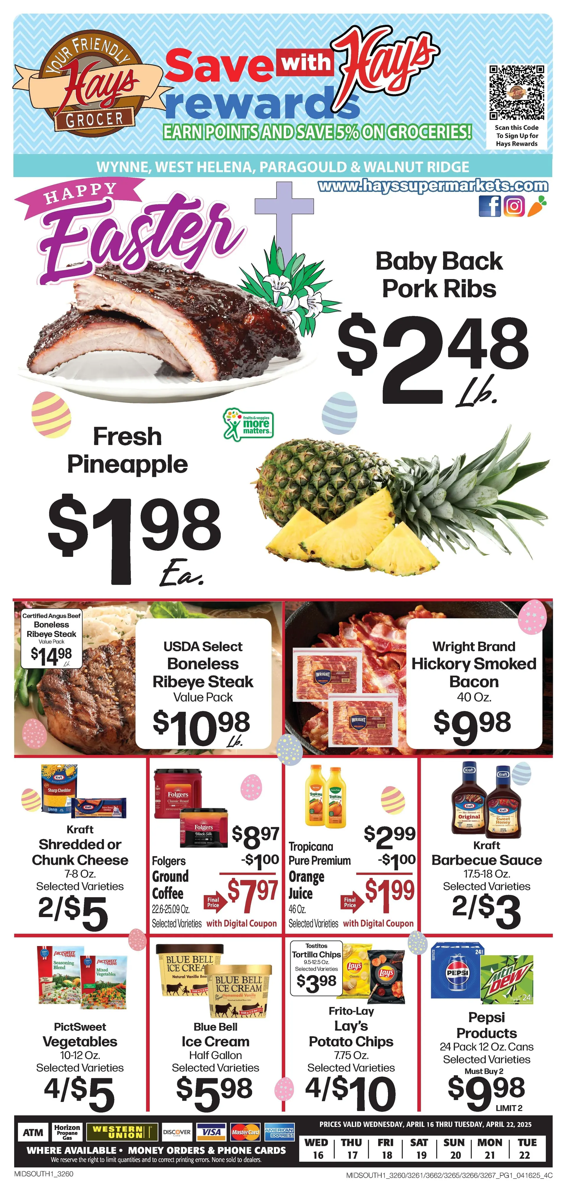 Weekly ad Hays Supermarket Sales from April 16 to April 22 2025 - Page 2