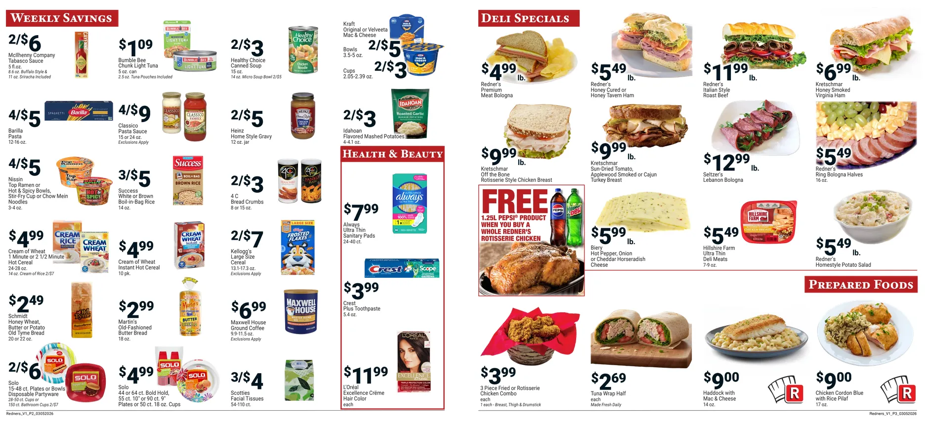 Weekly ad Redner's Market Sales from March 5 to March 11 2026 - Page 2