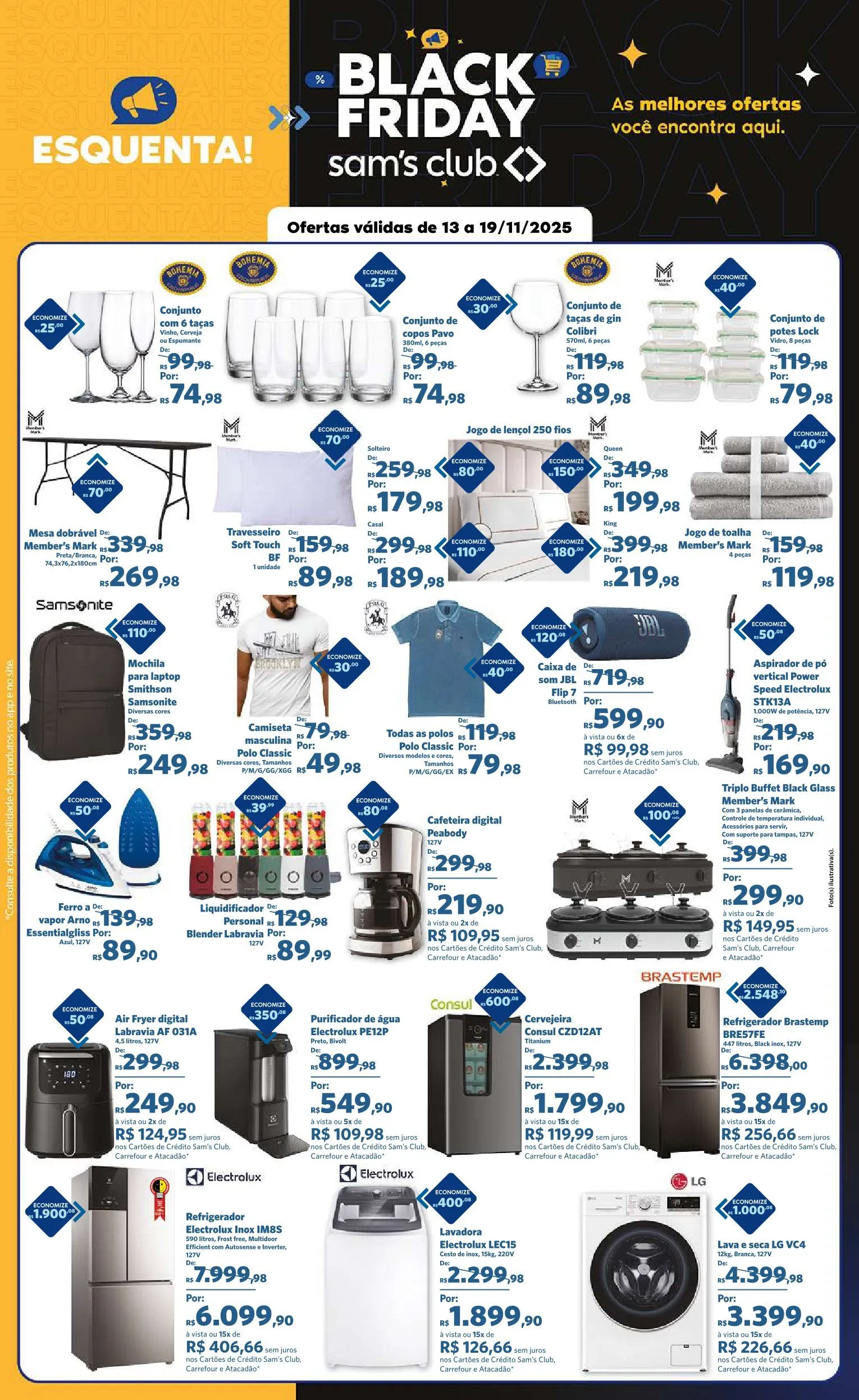 Encarte de Sam's Club Ofertas 13 de novembro até 19 de novembro 2025 - Pagina 2