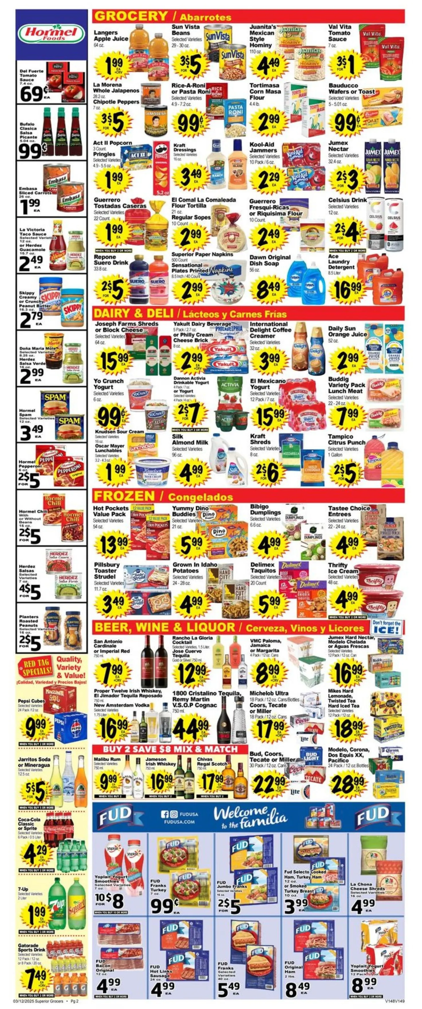Weekly ad Superior Grocers Deals from March 12 to March 18 2025 - Page 1