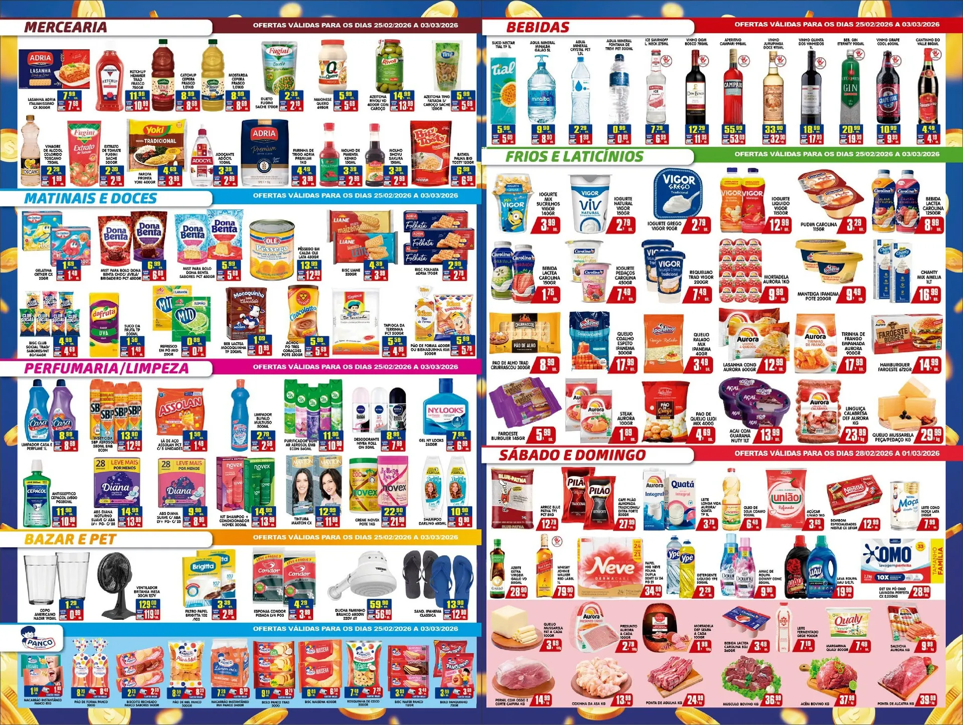 Encarte de  Folhetos Supermercados Higa´s  25 de fevereiro até 3 de março 2026 - Pagina 2