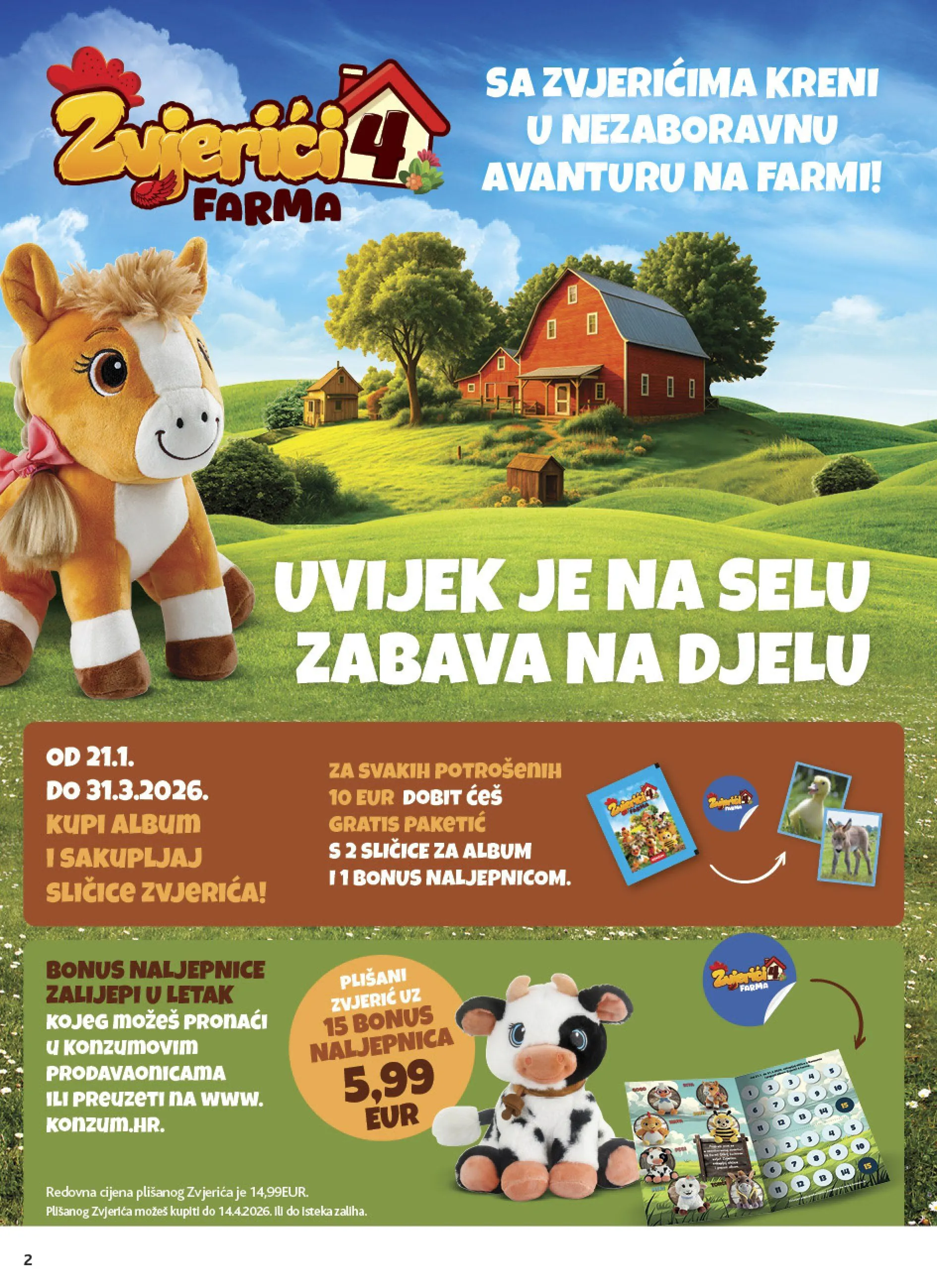Katalog Konzum od 21. siječnja do 27. siječnja 2026. - Pregled Stranica 2