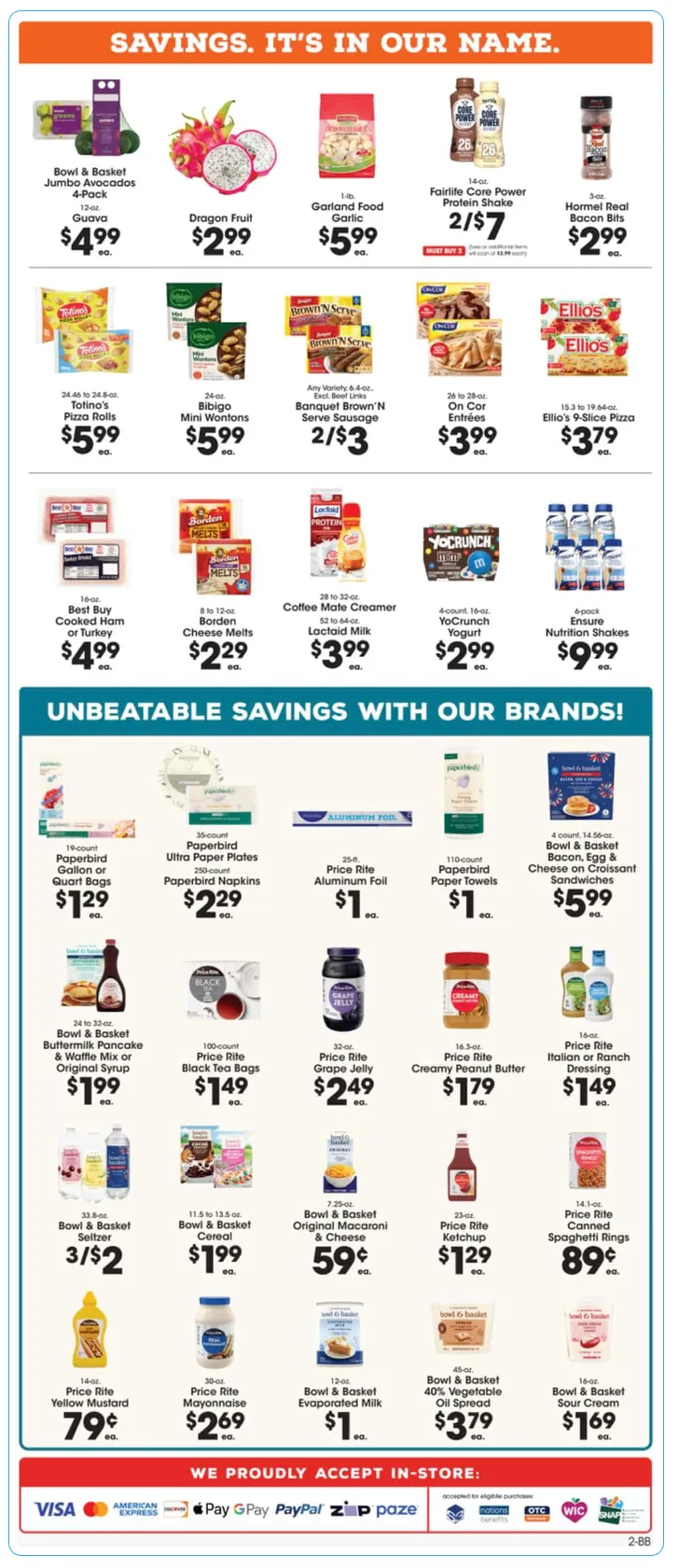 Weekly promotion Price Rite Sales spanning from July 24 to July 30 2026 - Page 2 for Catalogue 365
