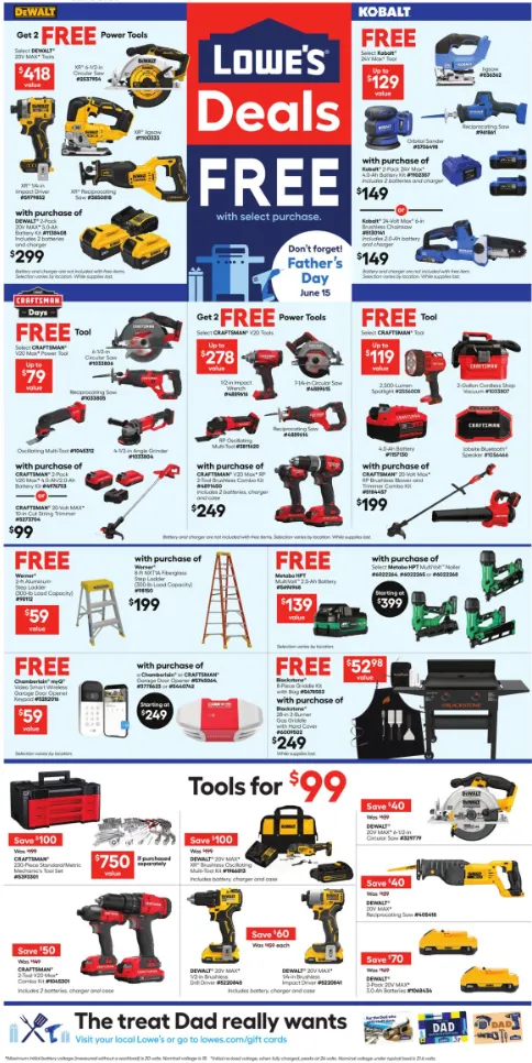 Weekly ad Lowe's Deals from June 5 to June 18 2025 - Page 1