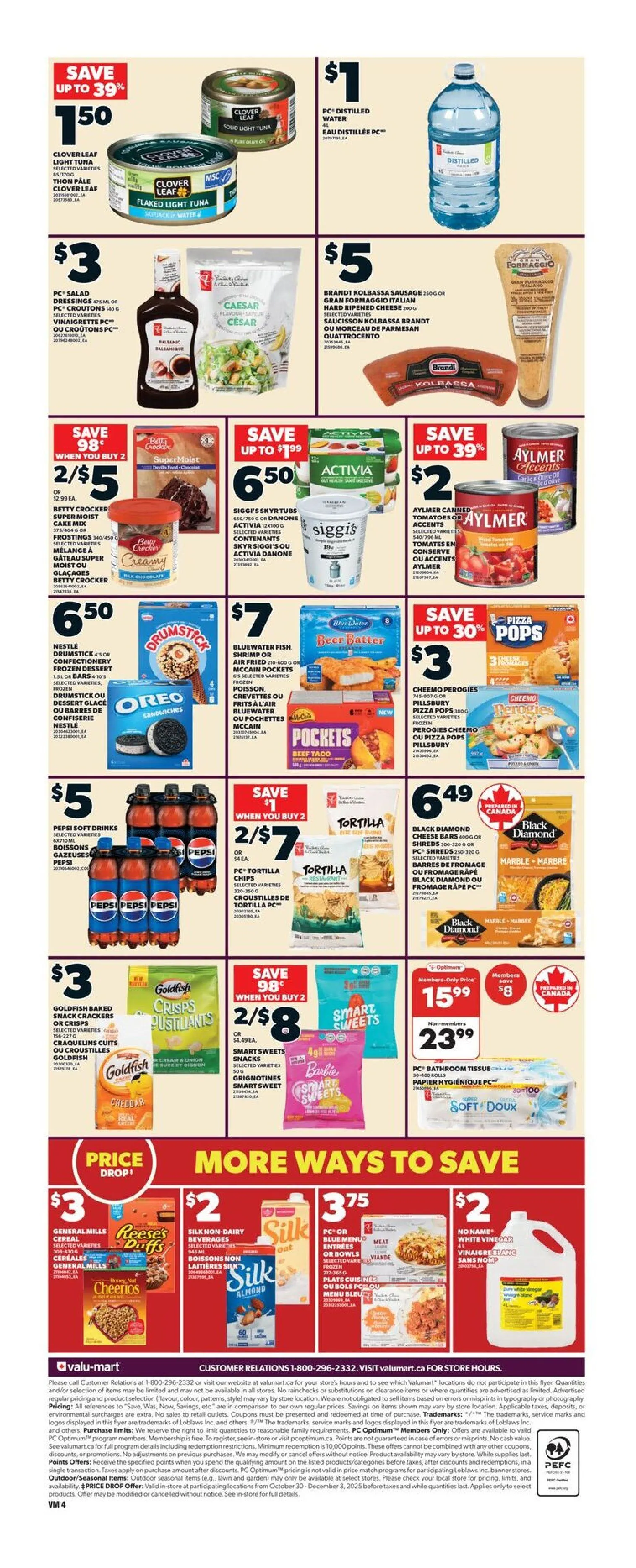 Valu Mart Sales from October 30 to November 5 2025 - flyer page 2