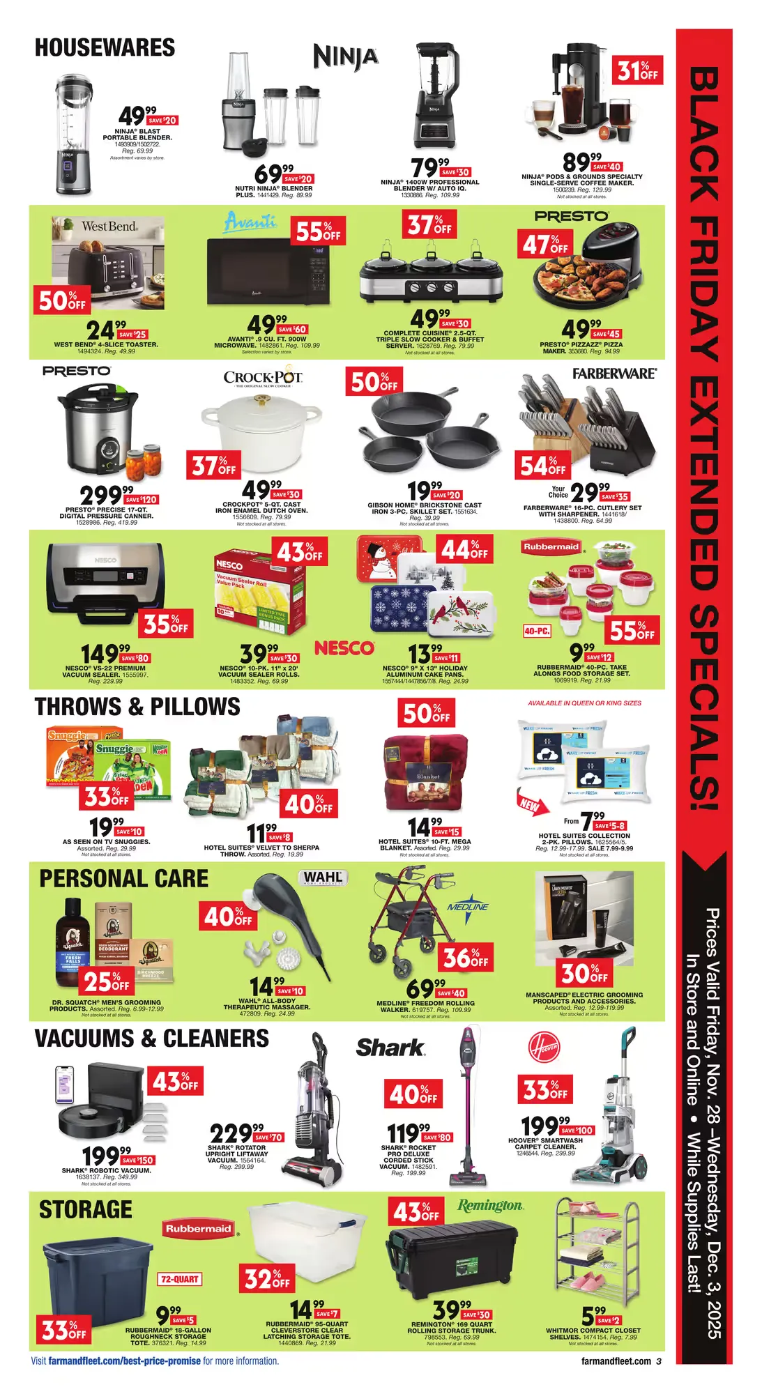 Weekly ad Blain's Farm & Fleet Sales from November 25 to December 3 2025 - Page 2