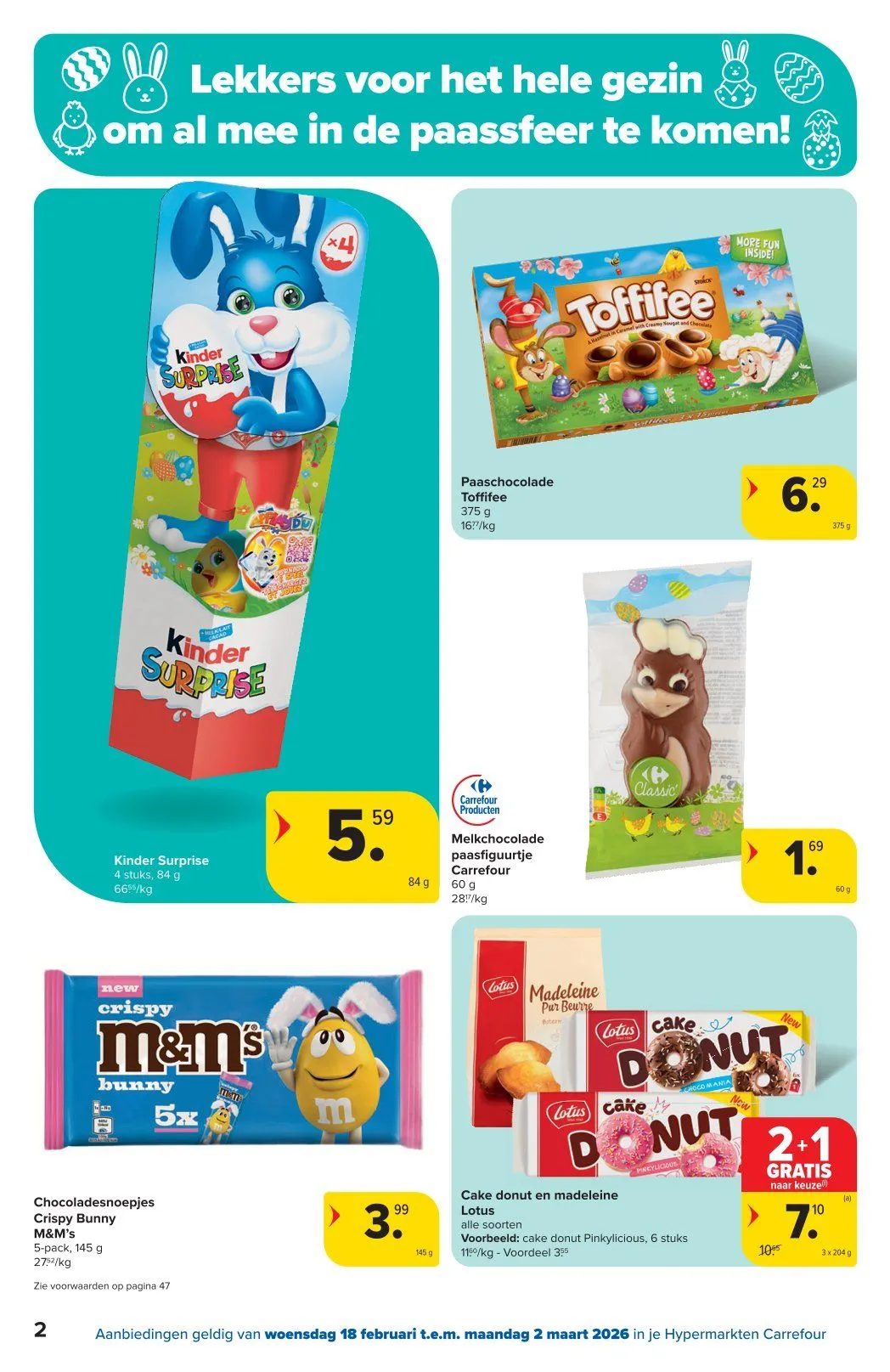 Laatste aanbiedingen in Carrefour folders van 18 februari tot 2 maart 2026 - folder pagina 2