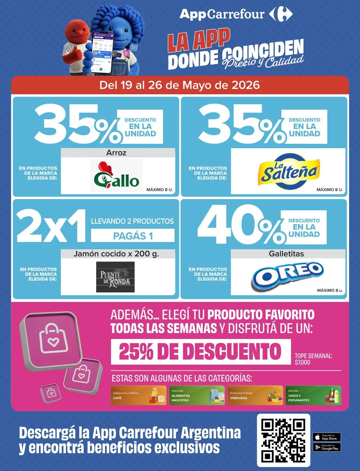 Ofertas de  Ofertas Carrefour  19 de mayo al 26 de mayo 2026 - Página 2 del catálogo