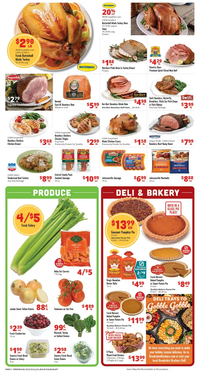 Weekly ad Brookshire Brothers Sales from November 19 to November 27 2025 - Page 2