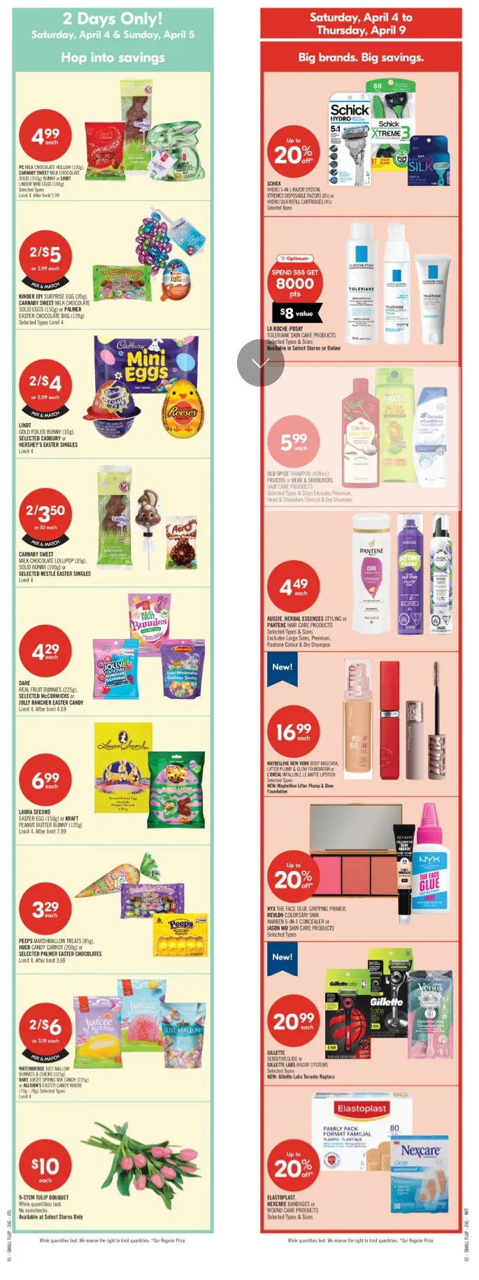 Shoppers Drug Mart Sales from April 4 to April 9 2026 - flyer page 2