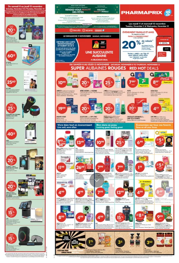 Pharmaprix Sales from November 8 to November 13 2025 - flyer page 1