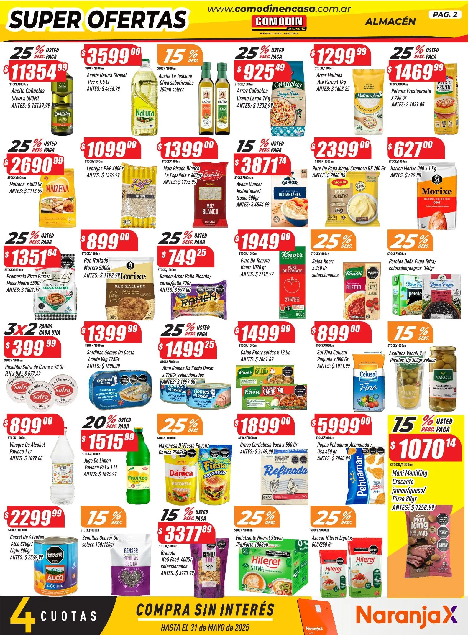 Ofertas de Ofertas Supermercados Comodín 11 de agosto al 19 de agosto 2025 - Página 2 del catálogo