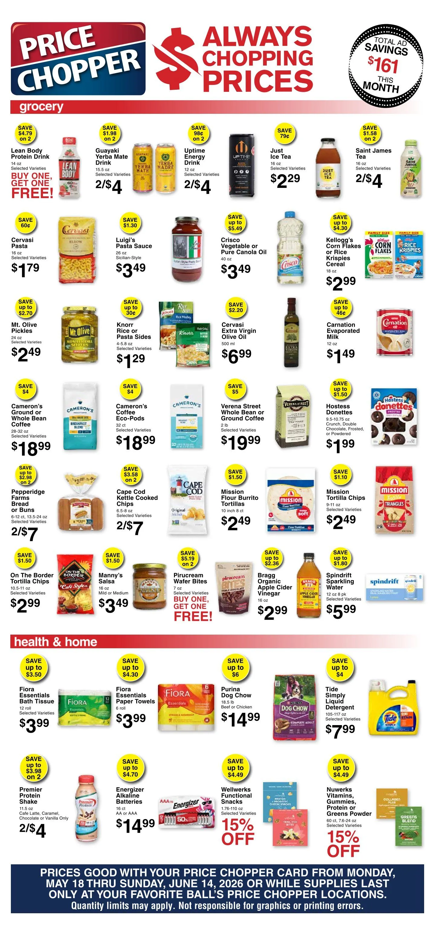 Weekly ad Price Chopper Sales from May 18 to June 14 2026 - Page 2
