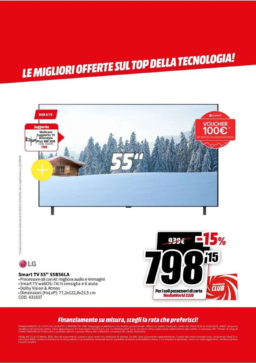 Volantini MEDIAWORLD da 16 marzo a 23 marzo di 2026 - Pagina del volantino 2