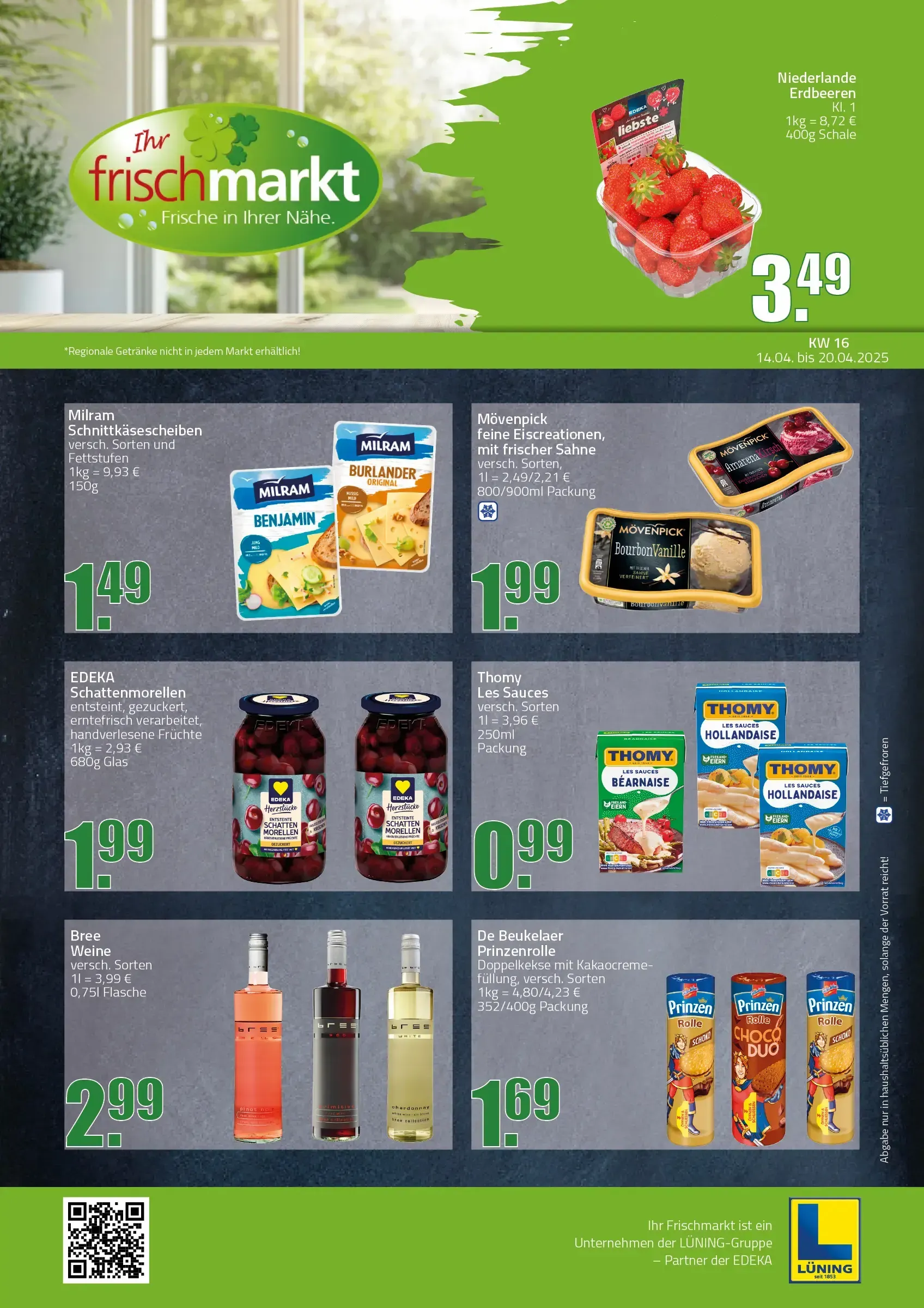 Ihr Frischmarkt Prospekte von 17. April bis 30. April 2025 - Prospekt seite 