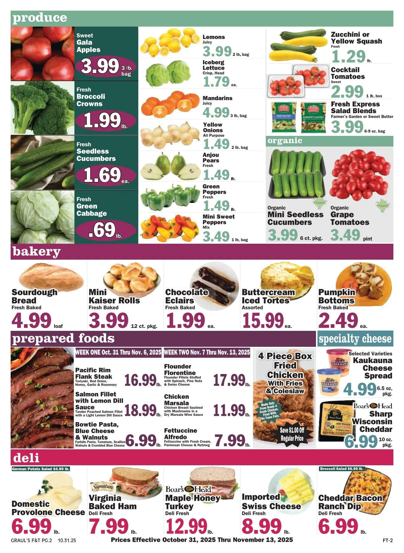 Weekly ad Graul's Market Sales from October 31 to November 13 2025 - Page 2